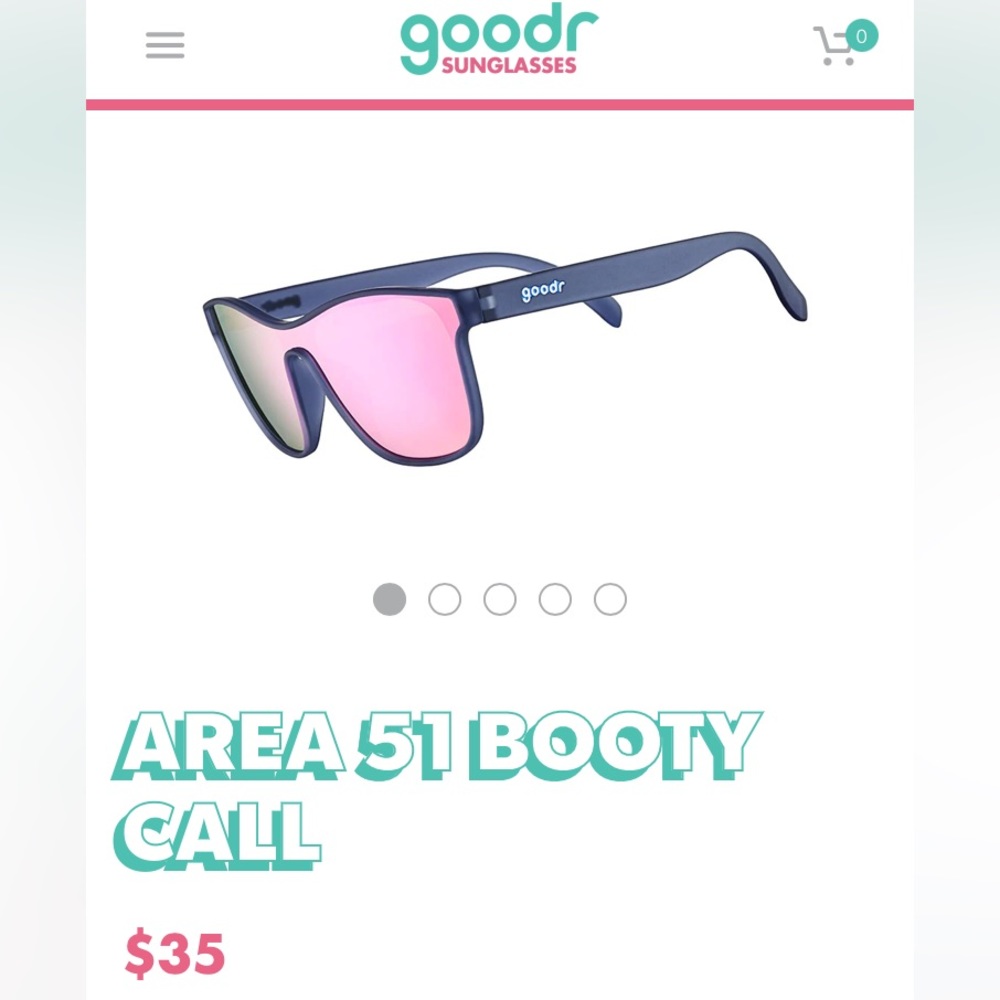 Goodr “Area 51 Booty Call” sunglasses